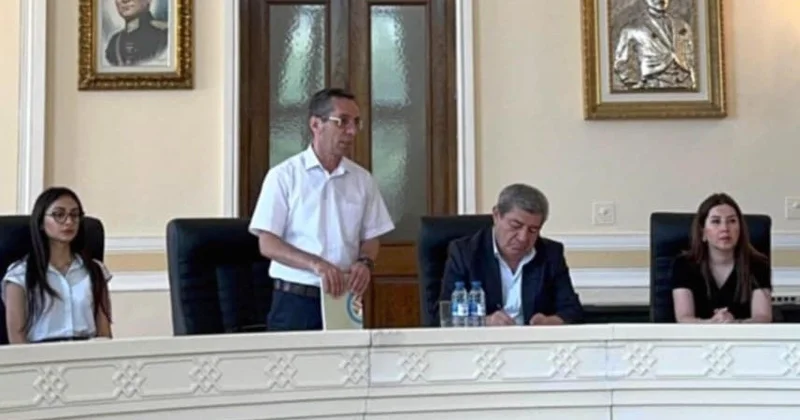 “Ulduz”lu görüşlər”in növbəti qonağı Nizami Cəfərov olub FOTOLAR