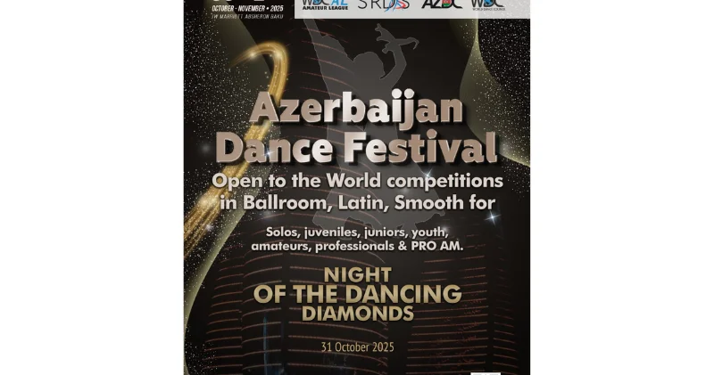 В Баку будут разыграны 16 мировых титулов Azerbaijan Dance Festival 2025