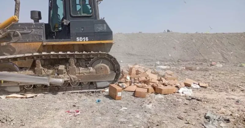 Азербайджан уничтожил тонны итальянской и турецкой соли ФОТО