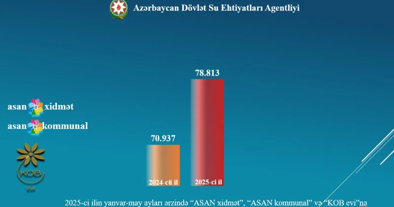 ADSEA bu ilin 5 ayı ərzində daxil olan müraciətlərin xidmət növlərinə görə statistikasını açıqlayıb