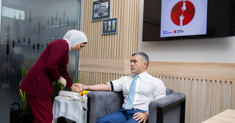 Bank Respublika “Ümumdünya Qan Donoru Günü”nə həsr olunmuş qanvermə aksiyası keçirib