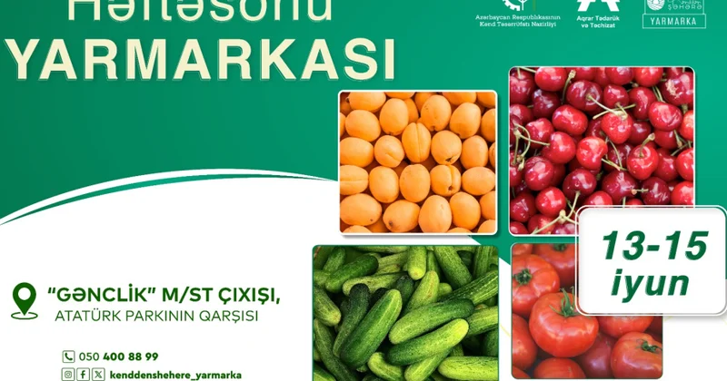 Bakıda “Kənddən Şəhərə” yarmarkası keçiriləcək