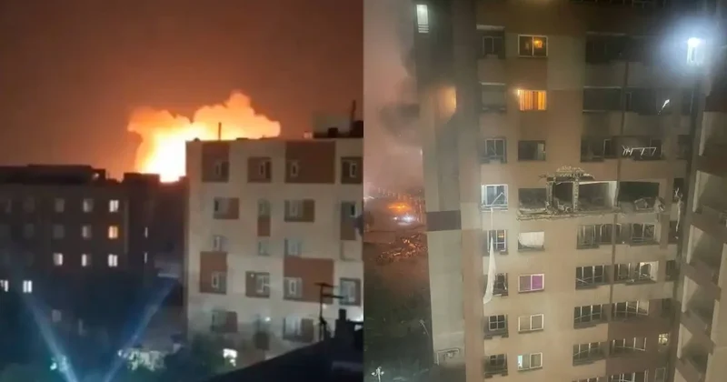 Tehran yaxınlığında silsilə PARTLAYIŞLAR