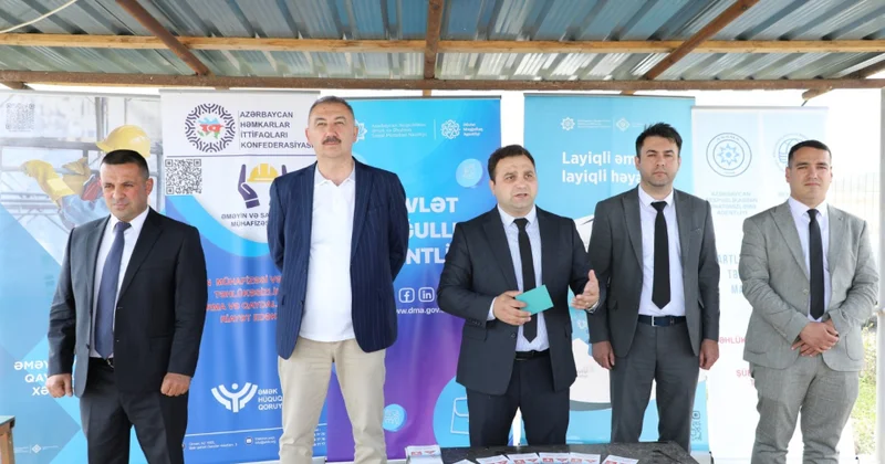 Əməyin mühafizəsi ilə bağlı maarifləndirmə tədbirləri Ağdam rayonunda davam etdirilir