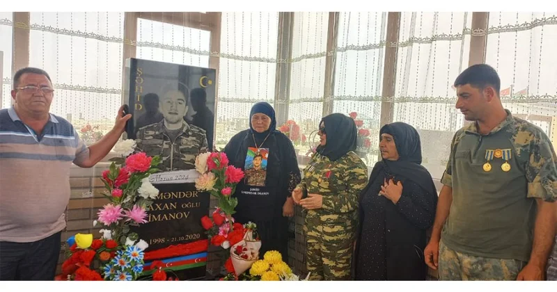 QHT şəhid Səməndər İmanovun ailəsinə ziyarət edilib FOTOLAR