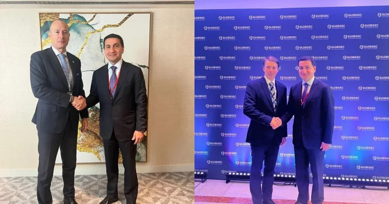 Hikmət Hacıyev Çex Respublikasının rəsmiləri ilə görüşüb