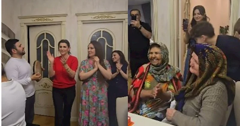 Evində ad günü edib, anası üçün oxudu VİDEO