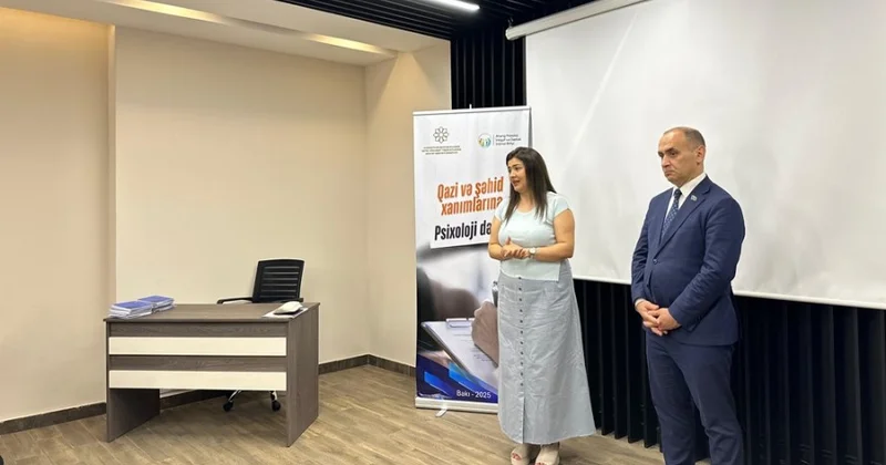 Şəhid və qazi xanımları üçün psixoloji dəstək təlimi keçirilib FOTOLAR