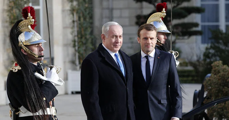 Makron Netanyahu ilə danışdı
