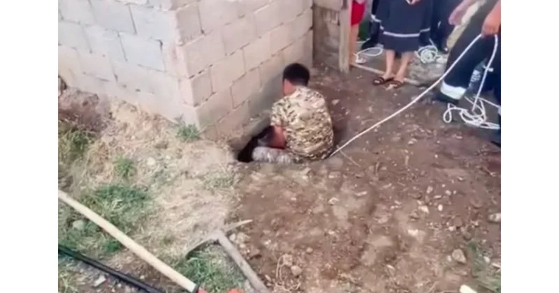 Qazaxıstanda 1 yaşlı uşaq tualet çuxuruna düşdü VİDEO