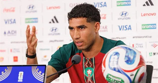 Əşrəf Hakimi Braziliyaya meydan oxudu Bizə də afrikalı braziliyalılar deyirlər