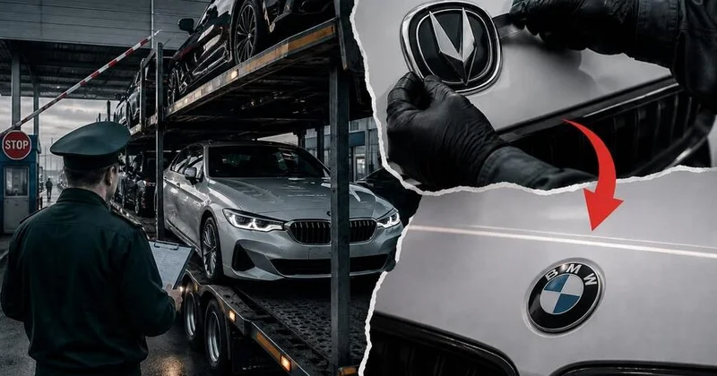Gizli gətirilən BMW və Audi Rusiyaya sərhəddində belə dəyişdirilir