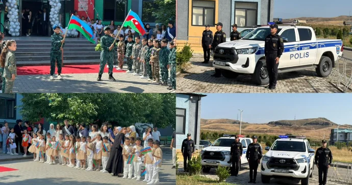 Zəngilanda Son zəng Polis təhlükəsizliyi belə təmin etdi FOTO VİDEO