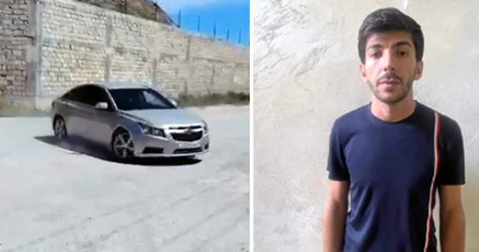 Bayram Əhmədov həbs olundu; “Chevrolet”lə avtoşluq edirmiş VİDEO