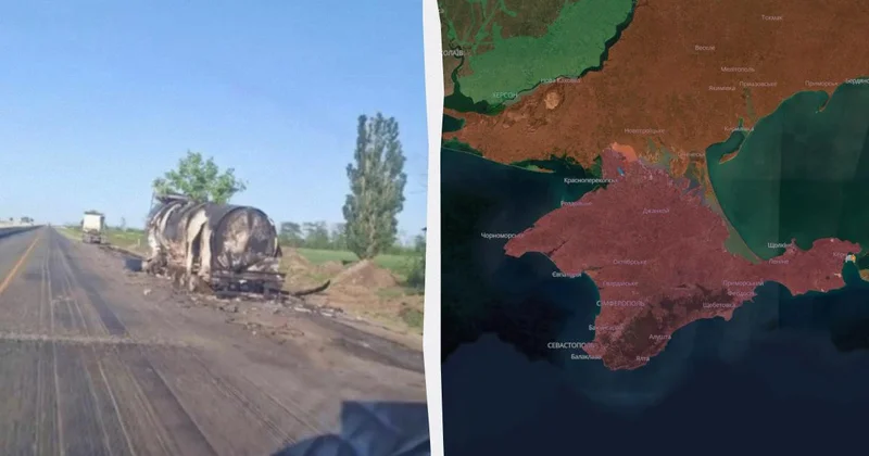 Ukrayna Rusiyanın Krıma aparan son quru yolunu “ölüm yoluna“ çevirib “The Telegraph“