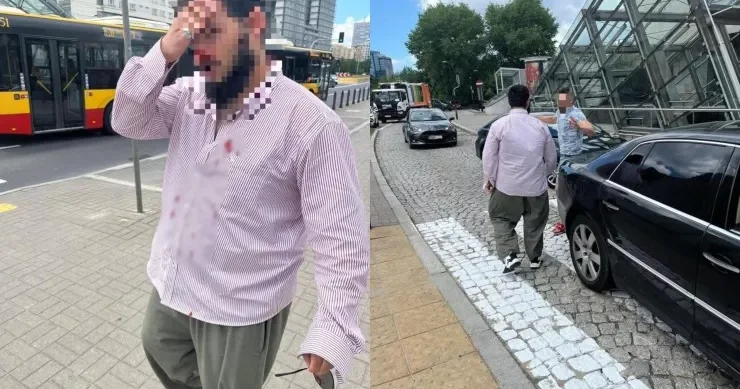 Polşada azərbaycanlı sürücüyə HÜCUM FOTO
