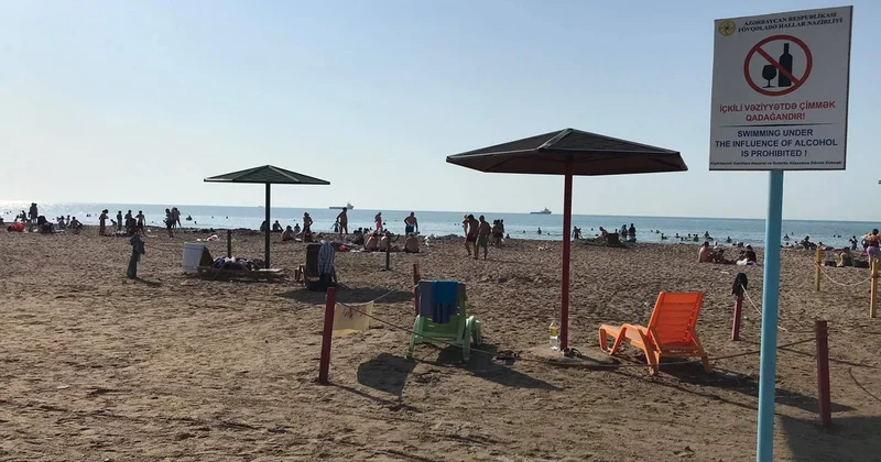 Bakıdakı çimərliklərdə son durum: Yenə natəmizlik, yenə üfunət...
