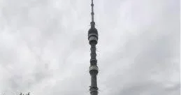 Останкинскую башню поразила серия молний ВИДЕО