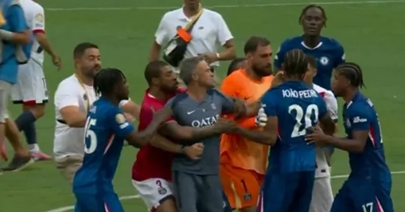 Oyundan sonra Donnaruma ilə Çelsi nin futbolçuları arasında DAVA