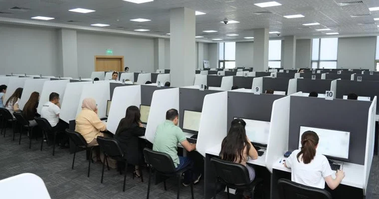 Ədliyyə orqanlarına qulluğa qəbulla bağlı test imtahanı keçirilib FOTOLENT