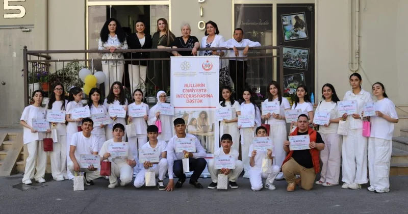 “Əlillərin cəmiyyətə inteqrasiyasına dəstək” layihəsinin son tədbiri başa çatıb