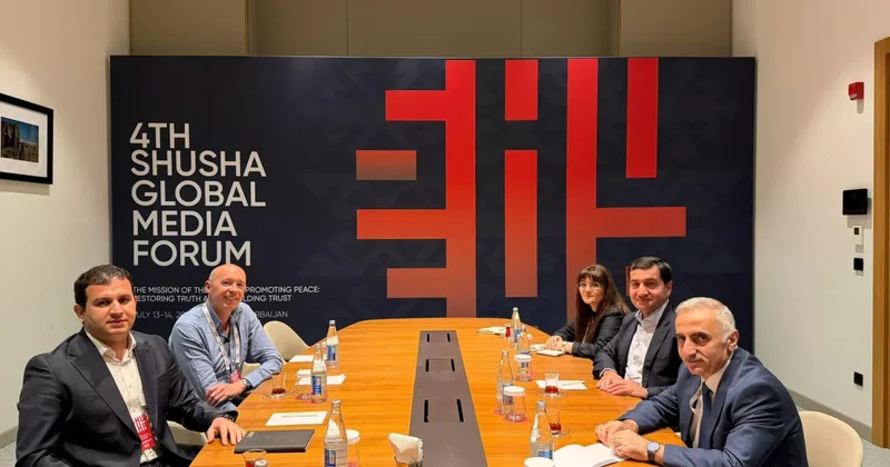 Гаджиев провел ряд встреч с представителями компаний TikTok, Linkedin и Dharana Digital