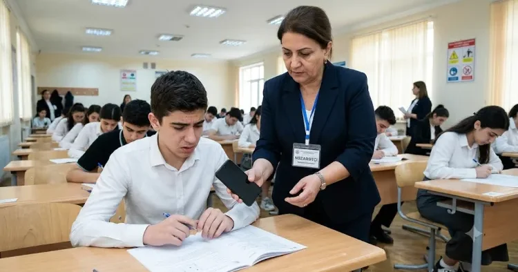 İmtahanda mobil telefonla tutulan abituriyentlər necə aşkarlanır? DİM məsələyə aydınlıq gətirdi