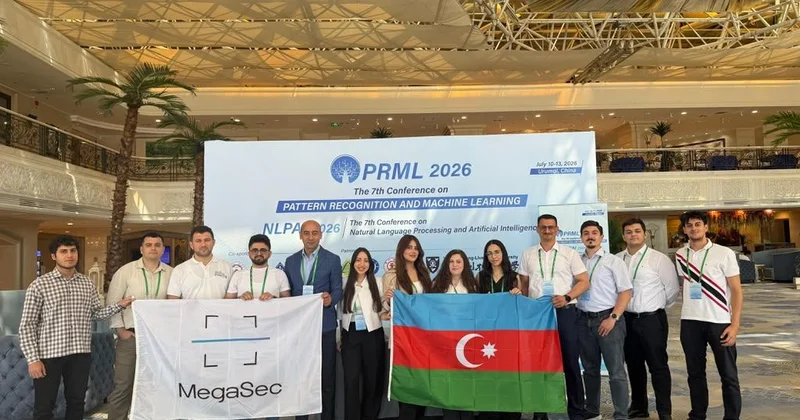 “MegaSec” Çində keçirilən süni intellekt konfransında 5 elmi məqalə təqdim edib