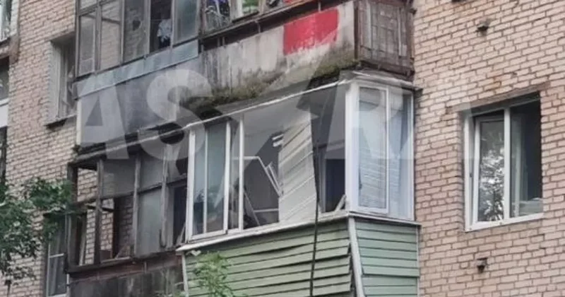 ASTRA: БПЛА попал в жилой дом в Подмосковье ВИДЕО