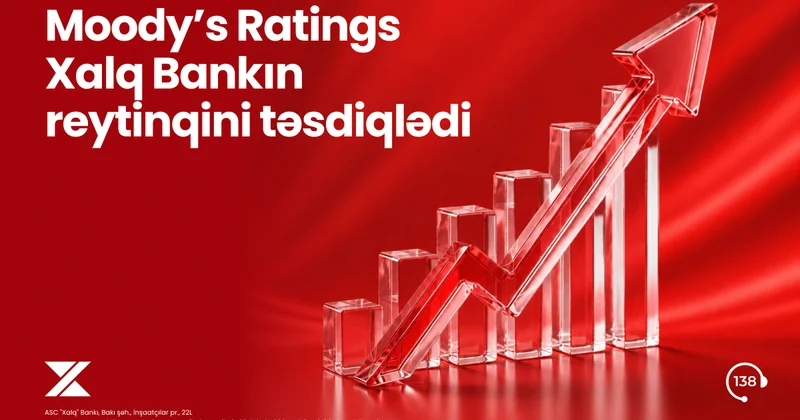 Moody’s Ratings Xalq Bankın 2025 ci il üzrə reytinqini təsdiqlədi