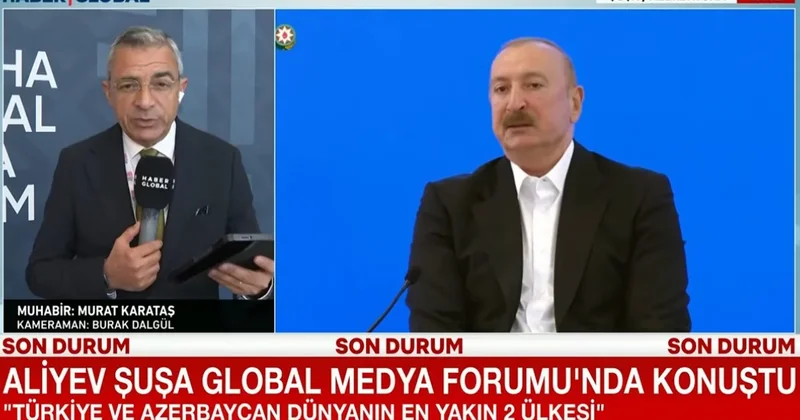 “Haber Global“: İlham Əliyev Şuşada Türkiyə ilə münasibətlərdən danışdı VİDEO