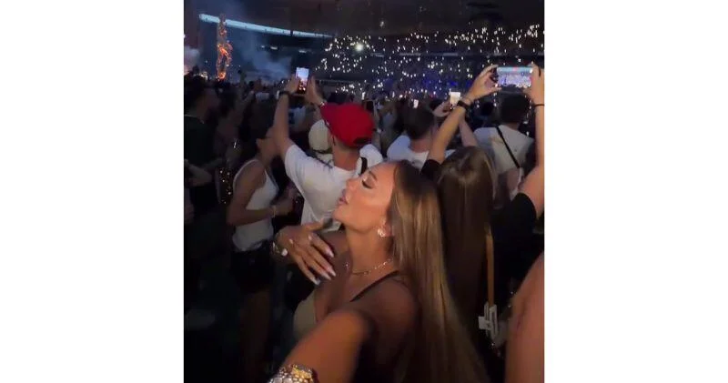Блогер heydari.hjr посетила концерт The Weeknd ВИДЕО
