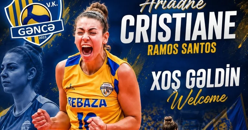 “Gəncə” braziliyalı voleybolçu Ariadne Ramosu heyətinə qatıb
