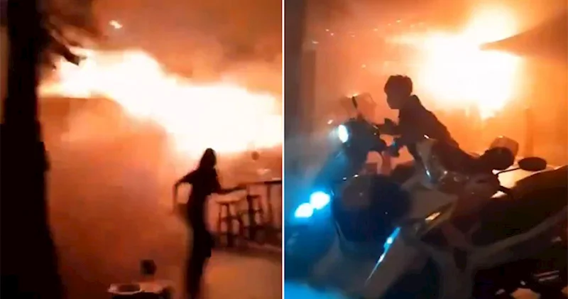 Taylandda gecə klubunda dəhşətli yanğın: 27 nəfər öldü Video