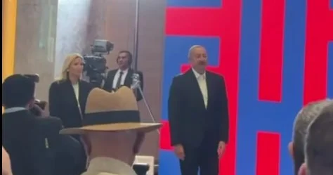 İlham Əliyev Şuşada keçirilən IV Qlobal Media Forumuna gəldi VİDEO