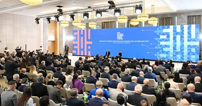 Prezident İlham Əliyev Şuşa Qlobal Media Forumunun keçirilməsinin məqsədindən danışıb