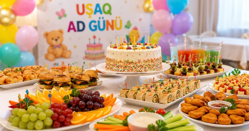 Uşaq ad günü üçün banket menyusu seçərkən nələrə diqqət etməli? ARAŞDIRMA