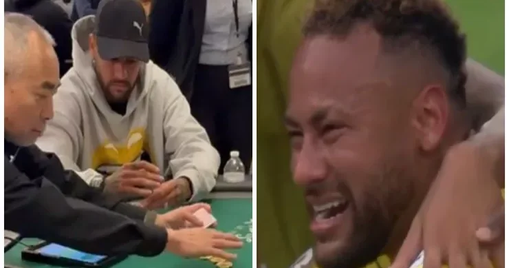 Dünya çempionatından ağlayıb getmişdi... Neymar Las Veqasda qumar oynadı