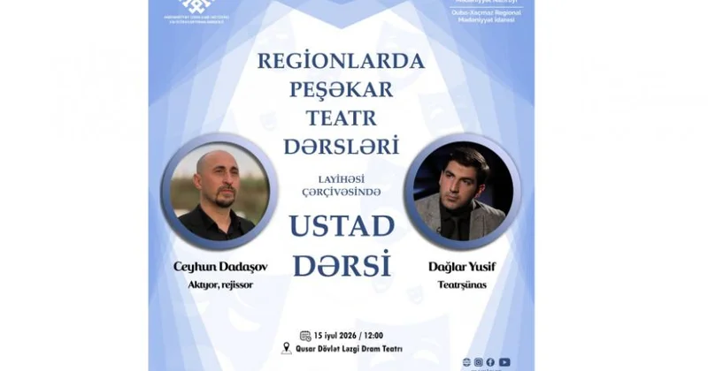 “Regionlarda peşəkar teatr dərsləri” layihəsi davam edir