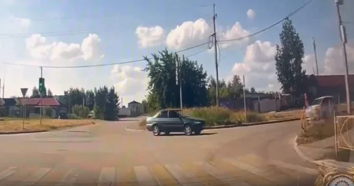 İki Toyota” toqquşdu 7 nəfər yaralandı VİDEO