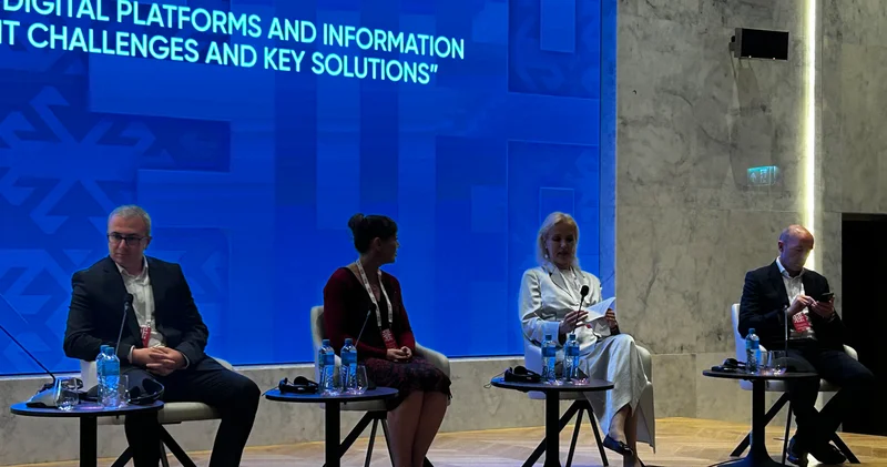 Şuşa Qlobal Media Forumunda rəqəmsal platformalarda təhlükəsiz informasiya mühiti müzakirə olunur FOTOLAR