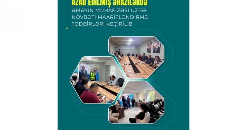 Ağdam, Ağdərə və Xocavənddə əməyin mühafizəsinə dair 18 tədbir keçirilib