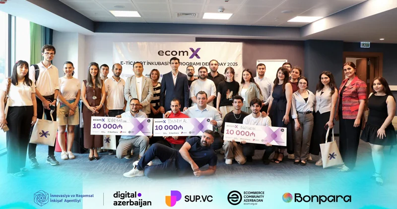 EcomX inkubasiya proqramı Azərbaycan iqtisadiyyatına 15 e ticarət biznesi qazandırıb