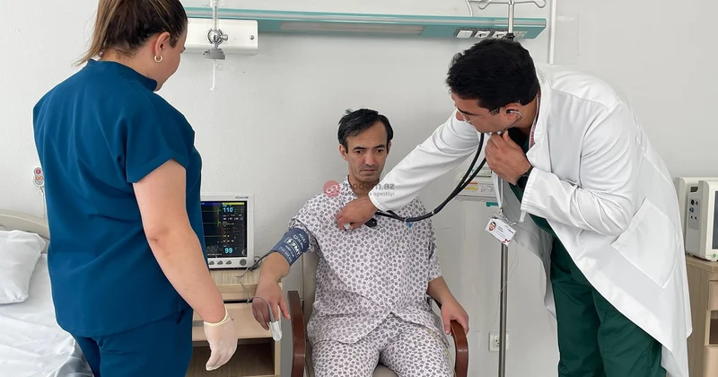 Azərbaycanda İLK DƏFƏ Ürək damarına kök hüceyrə transplantasiya edildi FOTOLAR