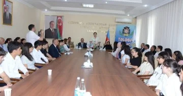 Bərdədə gənclərlə görüş keçirilib