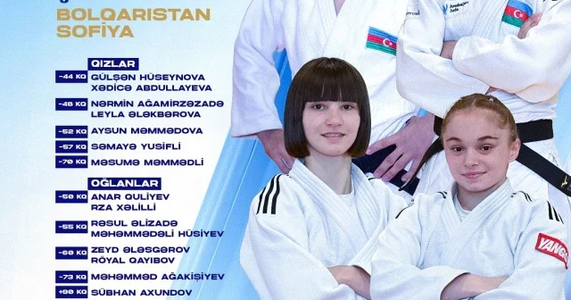Azərbaycan cüdoçuları Bolqarıstanda keçiriləcək dünya çempionatında iştirak edəcəklər