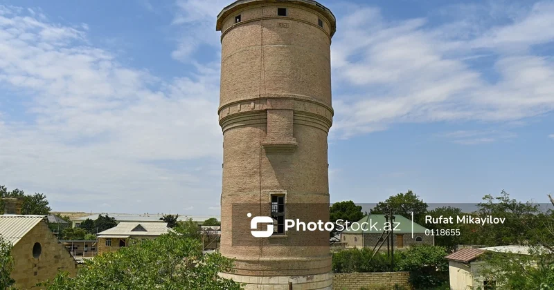 Səngəçalda yerləşən qədim su qülləsindən FOTOREPORTAJ