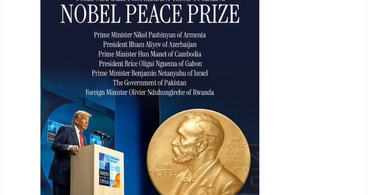 Ağ Evin sosial media hesabından Trampın Nobel Sülh Mükafatına namizədliyi ilə bağlı paylaşım edilib