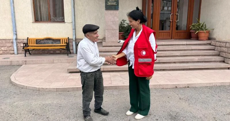Xankəndidə qalan erməniəsilli sakinlərə baş çəkilib FOTO