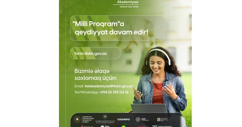 “4Sİ Akademiyası” çərçivəsində “Milli Proqram”a qeydiyyat davam edir
